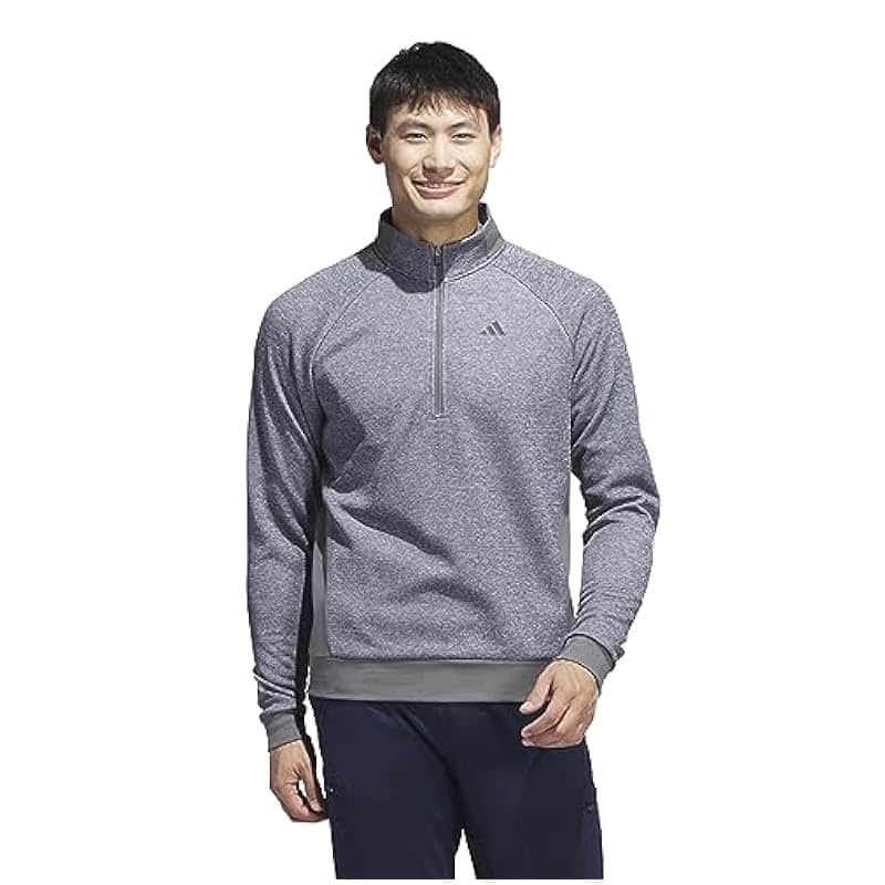 Adidas Men's DWR Quarter Zip Golf Pullover – Premium Comfort & Style