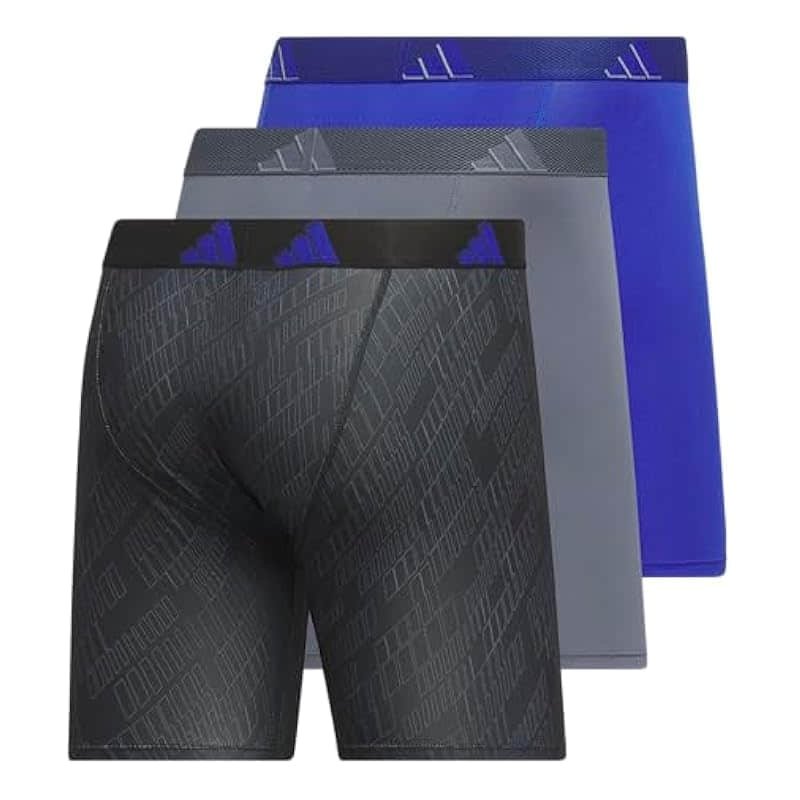 Adidas Men's Microfiber Boxer Briefs - Performance 3-Pack