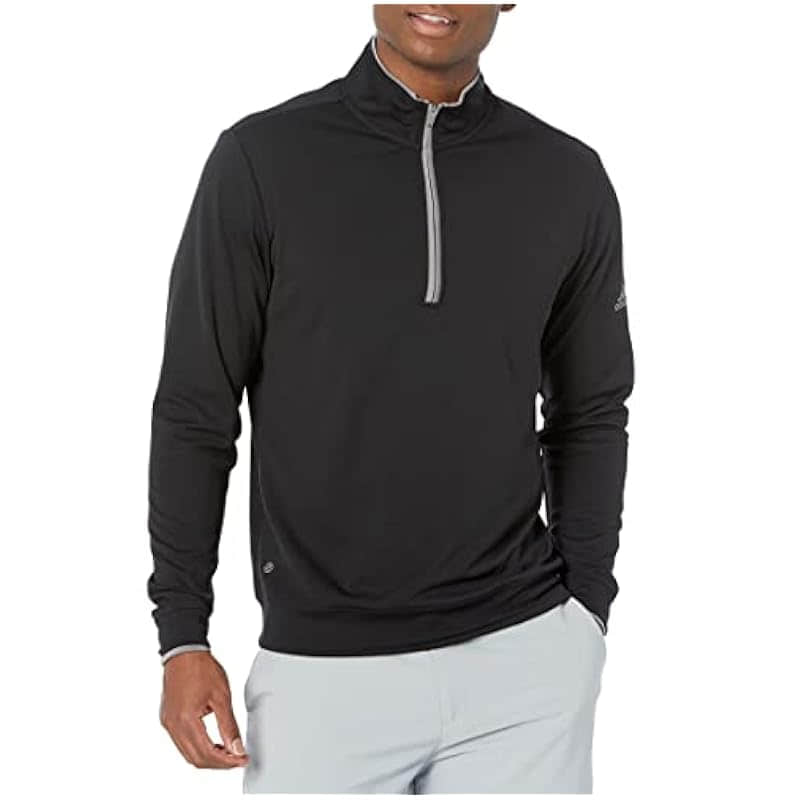 Adidas Men's UPF Golf Pullover - Stylish & Functional