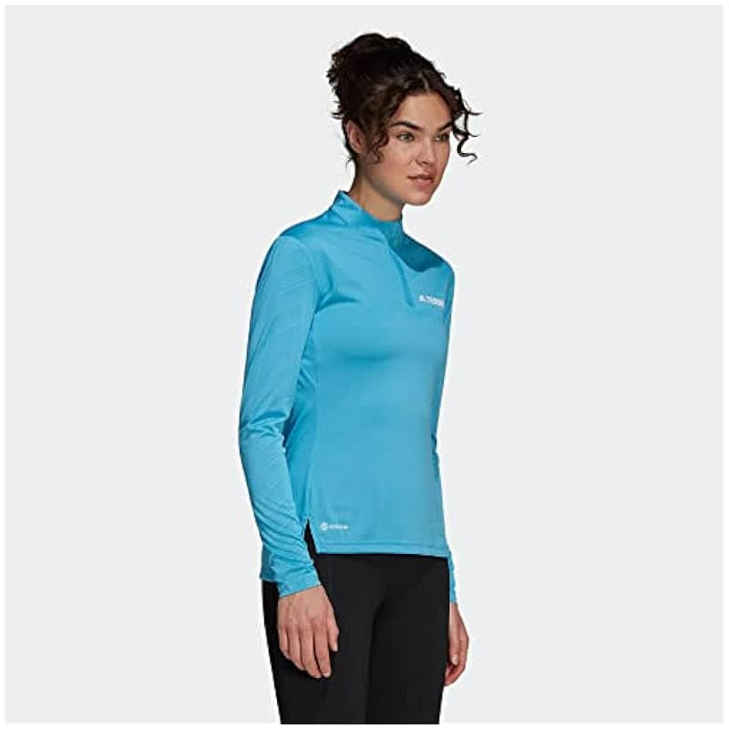 Adidas Women's Terrex Multi Half-Zip Long Sleeve T-Shirt – Legend Ink