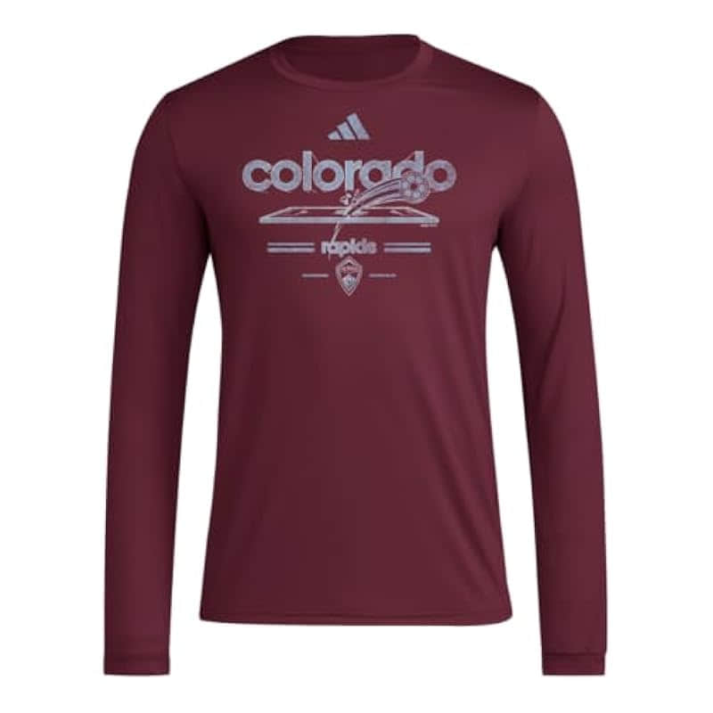 Colorado Rapids Pre-Game Long Sleeve T-Shirt for Men | adidas