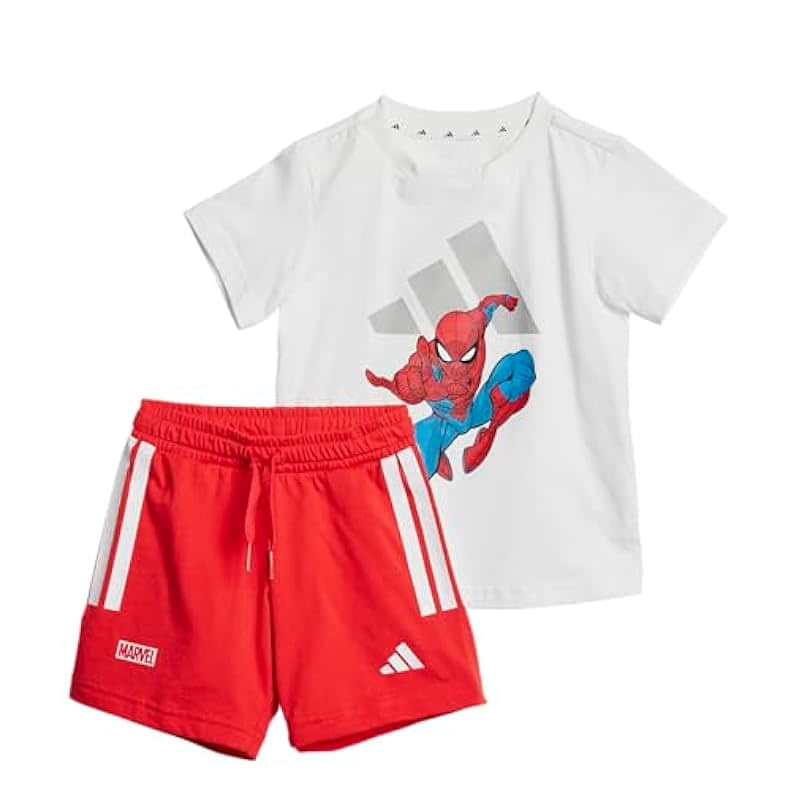 adidas Baby Girls' Marvel Spider-Man T-Shirt Set - Soft & Stylish