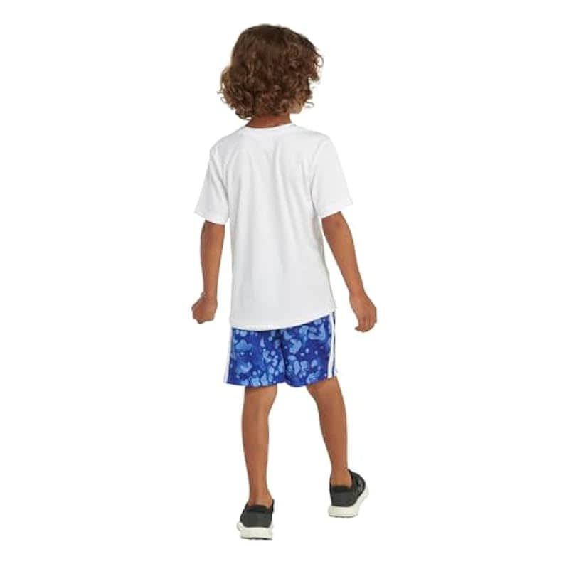 adidas Boys' 2-Piece Short Sleeve T-Shirt & Shorts Set – Comfort & Style