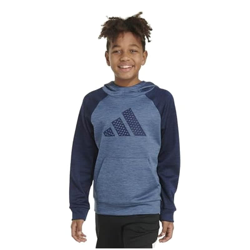 adidas Boys' Pullover Hoodie - Comfort & Style for Active Kids