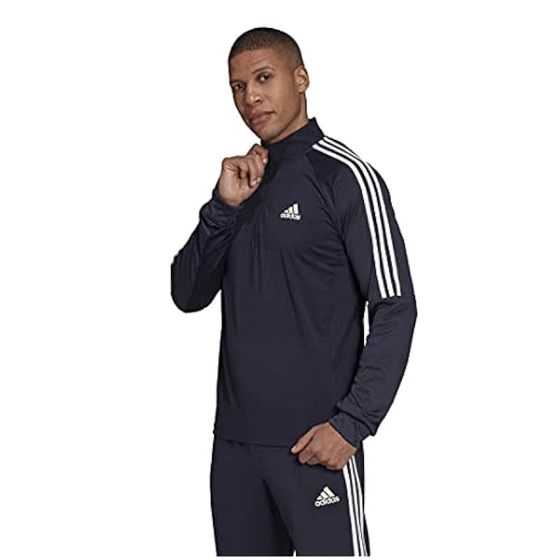 adidas Men's Aeroready Sereno 1/4-Zip Training Top - Slim Fit