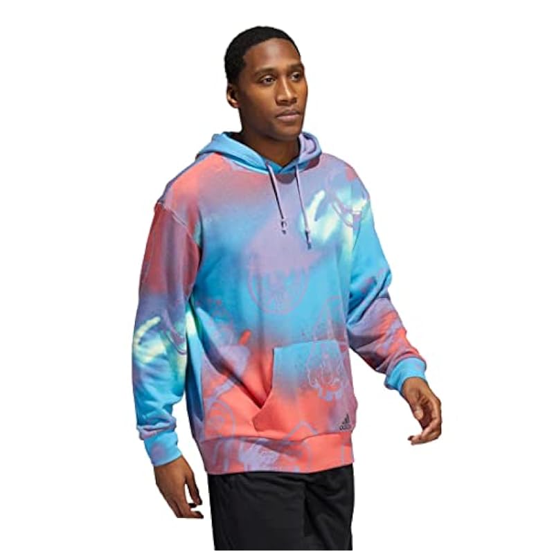 adidas Men's Big Mood French Terry Pullover Hoodie - Comfort & Style