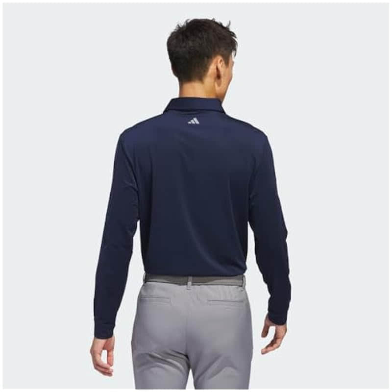 adidas Men's Core Long Sleeve Golf Polo Shirt - Comfort & Style