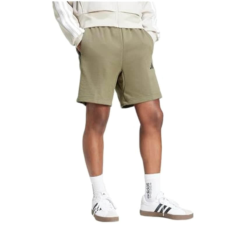 adidas Men's Essentials 3-Stripes French Terry 7-Inch Shorts