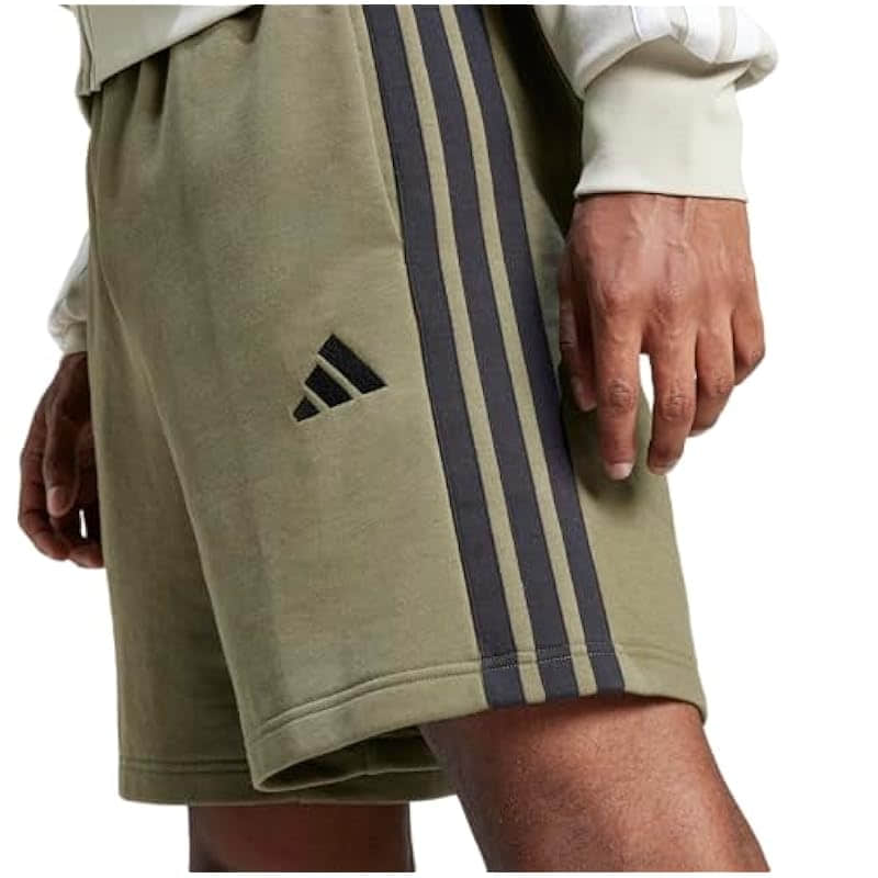 adidas Men's Essentials 3-Stripes French Terry 7-Inch Shorts