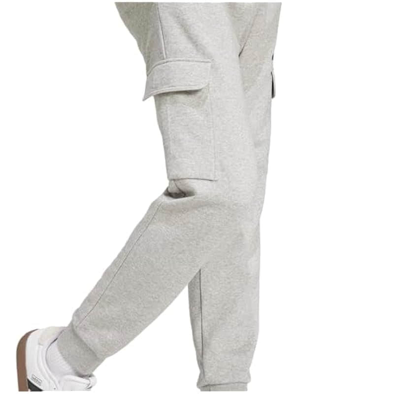 adidas Men's Essentials Feel Cozy Fleece Cargo Pants – Comfort & Style