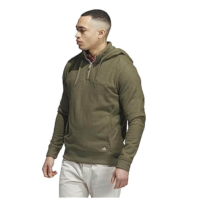 adidas Men's Go-to Quarter Zip Golf Hoodie - Comfort & Style
