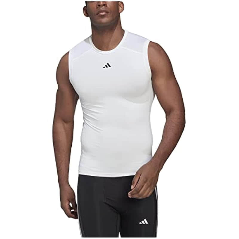 adidas Men's Techfit Training Sleeveless Tee - Performance & Comfort