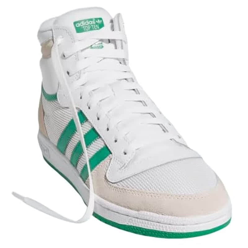 adidas Men's Top Ten RB Shoes - FTWR White/Court Green