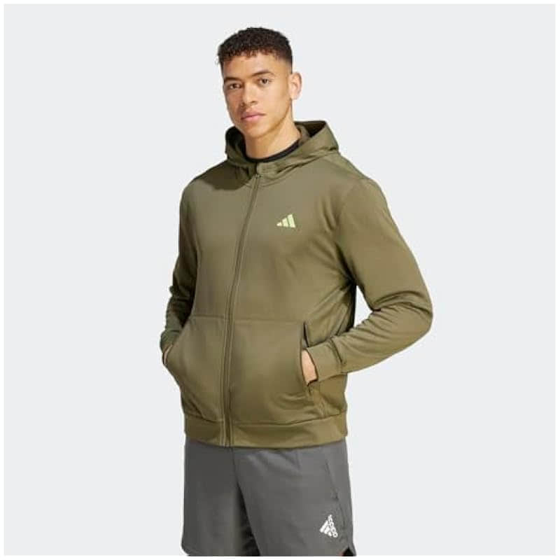 adidas Men's Training Essentials Seasonal Woven Full-Zip Jacket
