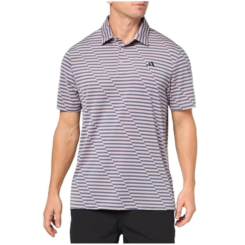adidas Men's Ultimate365 Mesh Print Polo – Comfort & Style
