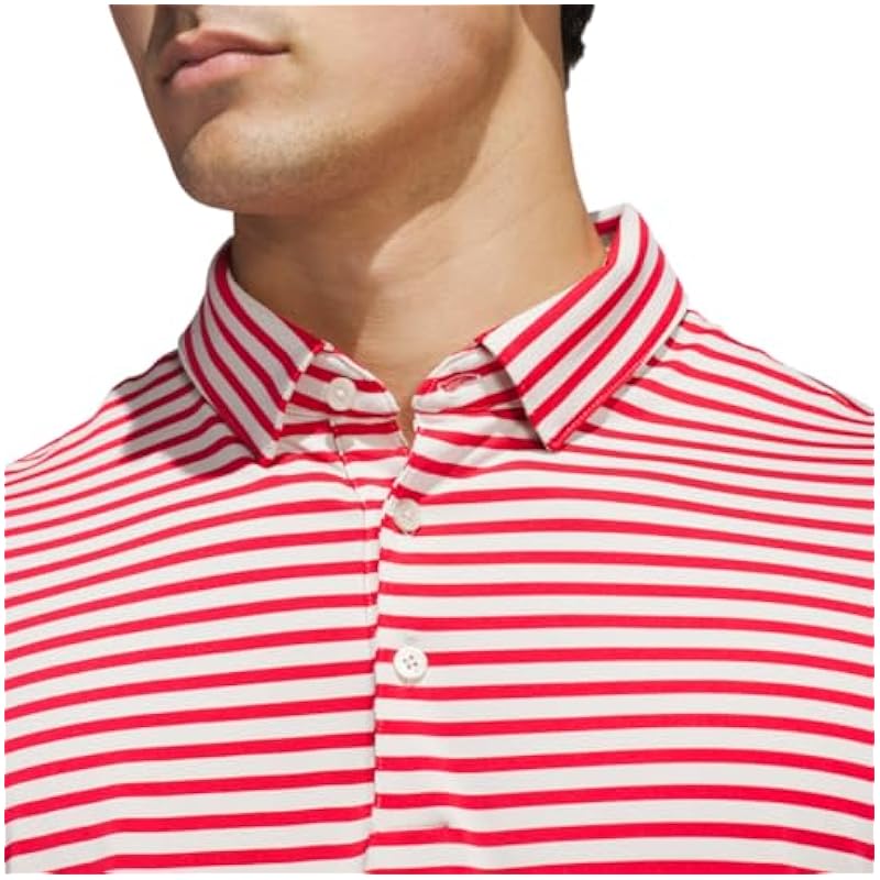 adidas Men's Ultimate365 Stripe Polo Shirt - Comfort & Style