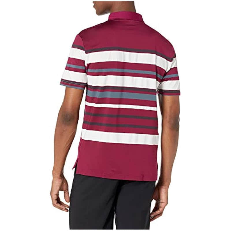 adidas Men's Ultimate365 Striped Golf Polo – Comfort & Style