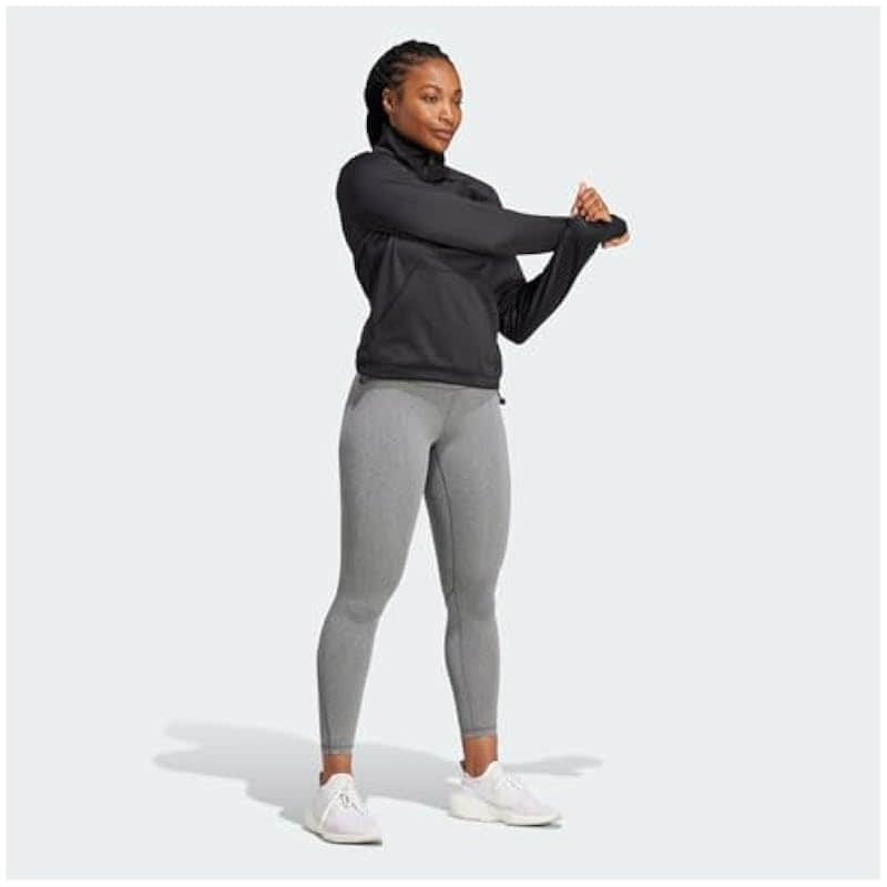 adidas Women's Aeroready Game & Go Quarter-Zip Fleece Top