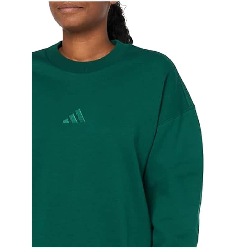 adidas Women's All Season Fleece Loose Fit Sweatshirt