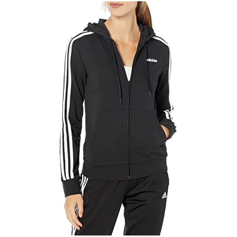 adidas Women's Essentials 3-Stripes Hoodie – Comfort & Style