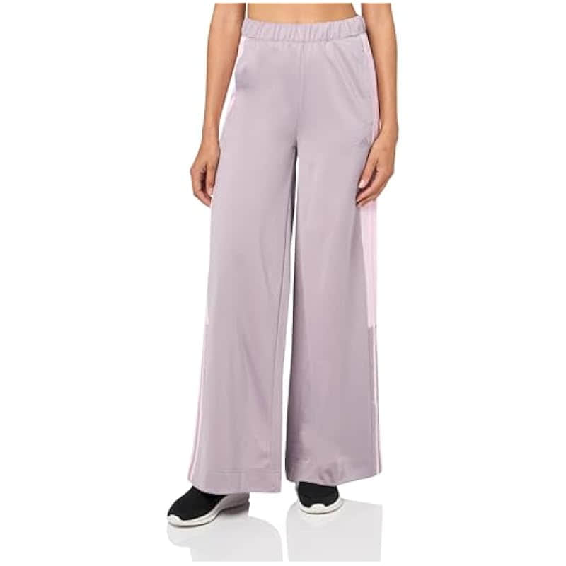 adidas Women's Essentials Color Block Tricot Track Pants - Blue