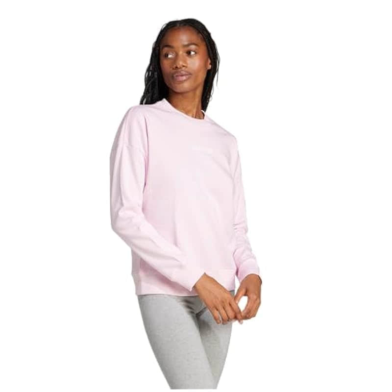 adidas Women's Essentials Linear French Terry Sweatshirt - Comfort & Style