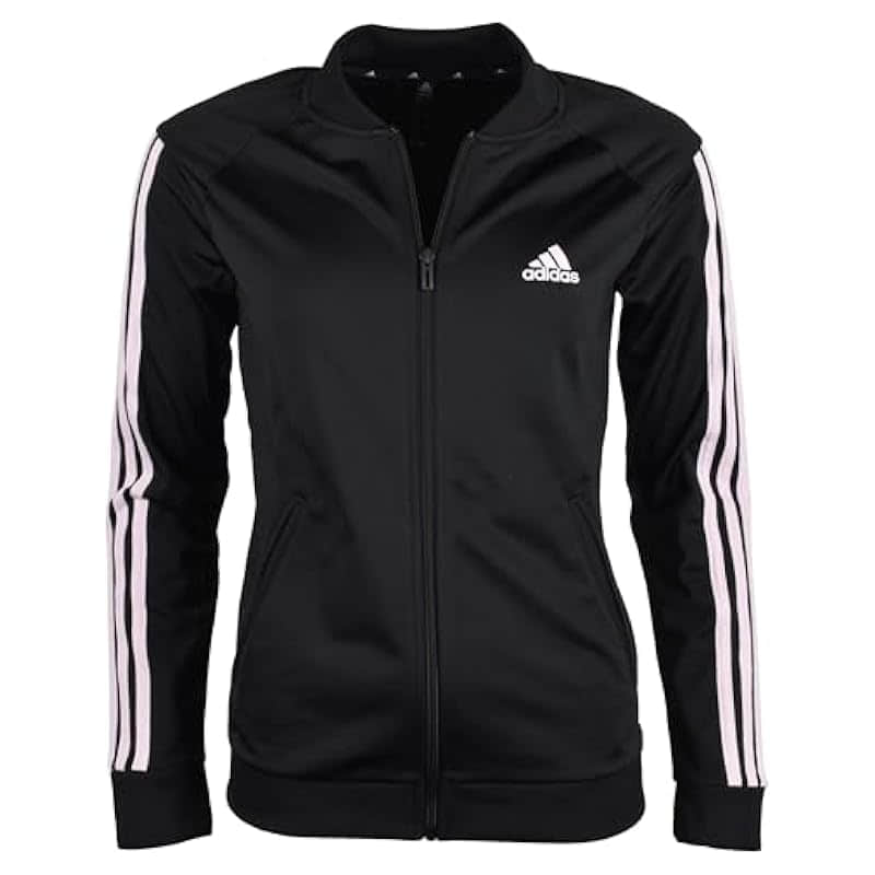 adidas Women's Essentials Tricot 3-Stripe Full-Zip Track Jacket