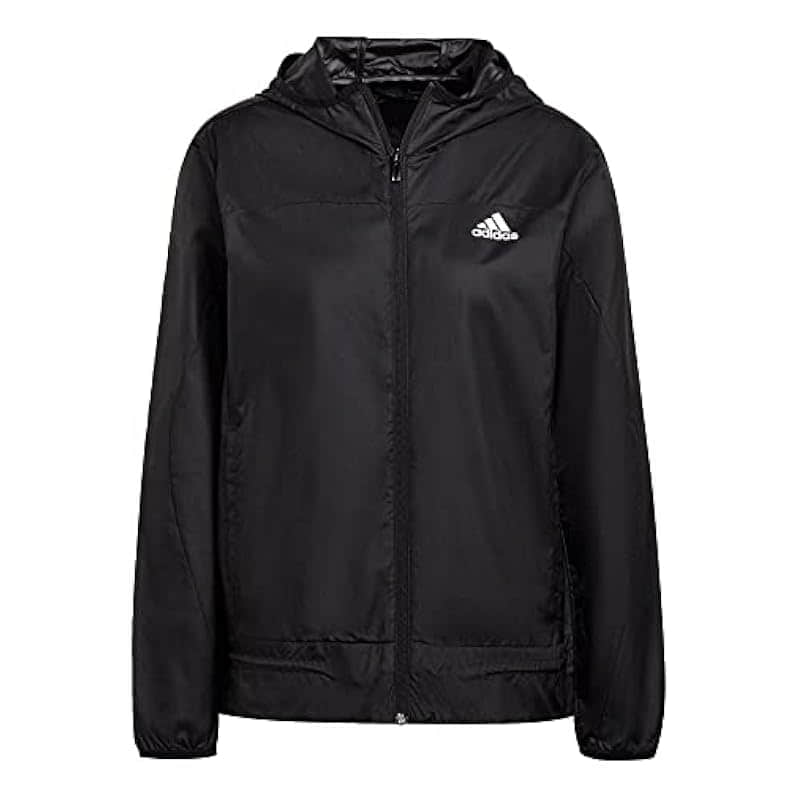 adidas Women's Logo Running Windbreaker – Lightweight & Stylish