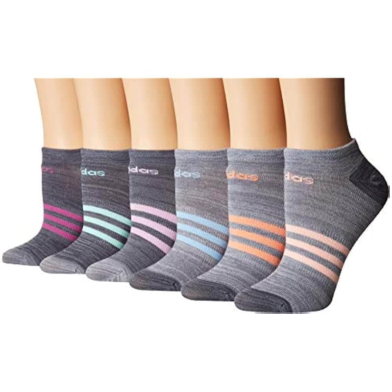 adidas Women's Superlite No Show Socks - 6-Pair Pack