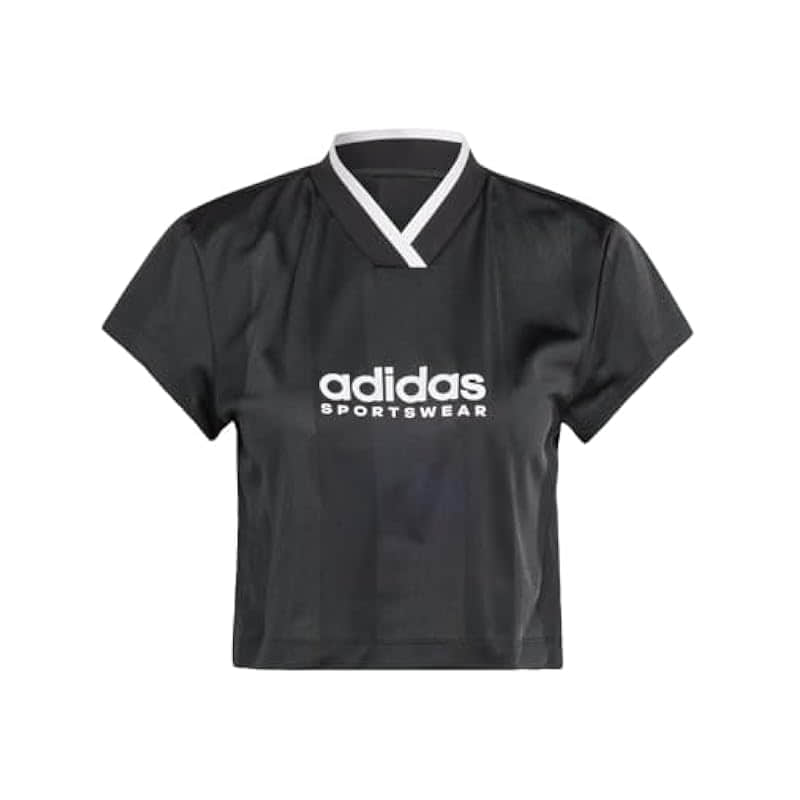 adidas Women's Tiro Colorblock Cropped Tee - Stylish & Comfortable