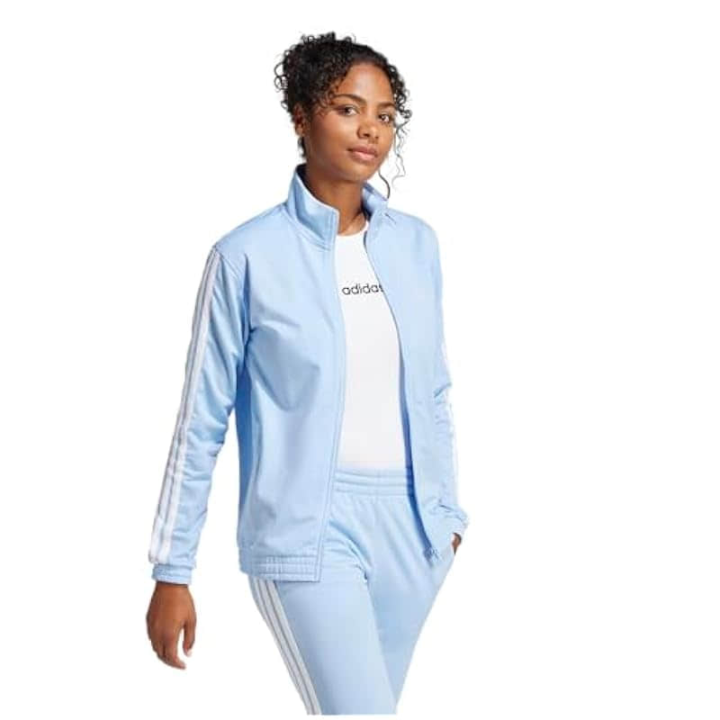 adidas Women's Tricot 3-Stripes Track Top – Lightweight & Stylish