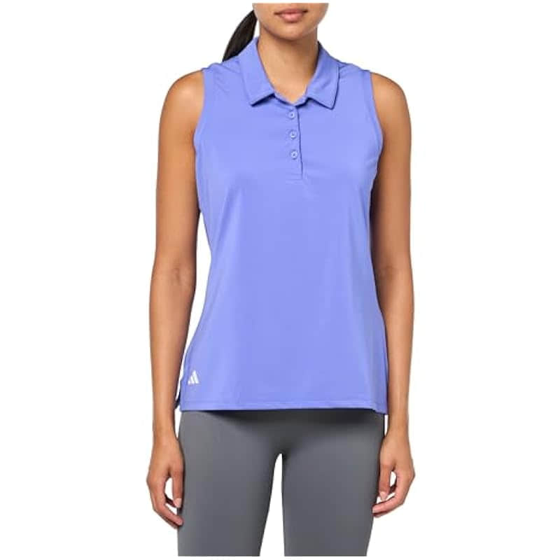 adidas Women's Ultimate365 Sleeveless Golf Polo – Lightweight & Breathable